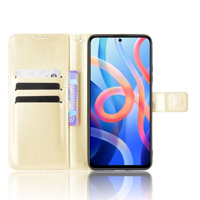 Housse Pour Xiaomi Redmi Note 11 / Poco M4 Pro 5G Simili Cuir Flashy