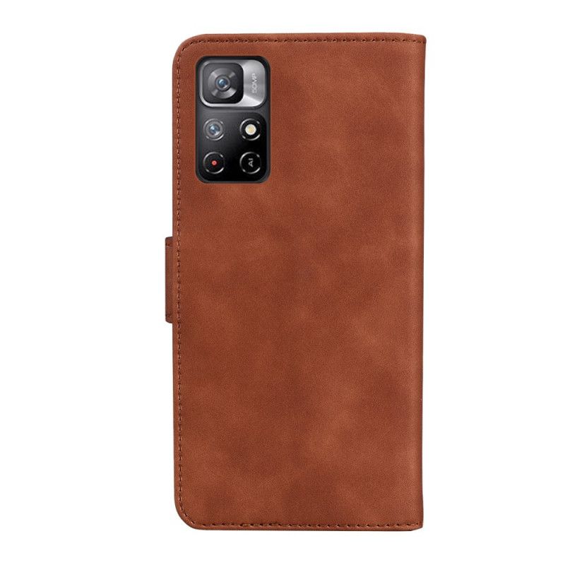 Housse Pour Xiaomi Redmi Note 11 / Poco M4 Pro 5G Skin-touch Papillon