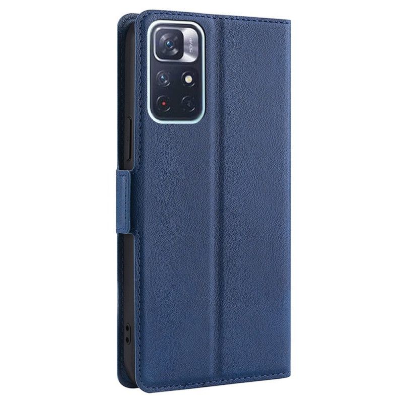 Housse Pour Xiaomi Redmi Note 11 / Poco M4 Pro 5G Style Cuir Finesse