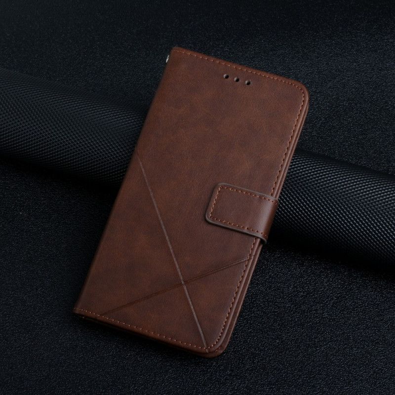 Housse Pour Xiaomi Redmi Note 11 / Poco M4 Pro 5G Style Cuir Géo X Design