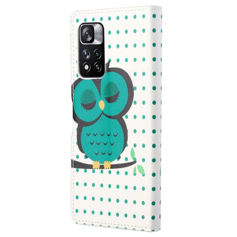 Housse Pour Xiaomi Redmi Note 11 Pro / Note 11 Pro Plus Hibou Endormi