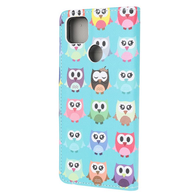 Housse Xaiomi Redmi 9c Multiples Hiboux