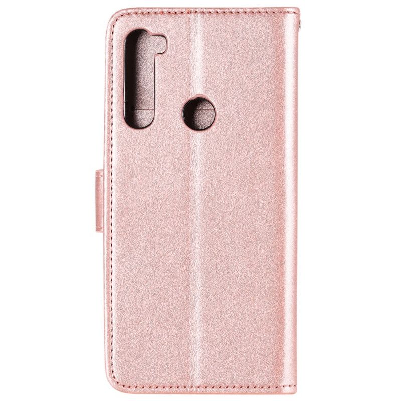 Housse Xaiomi Redmi Note 8 Hiboux Amoureux À Lanière