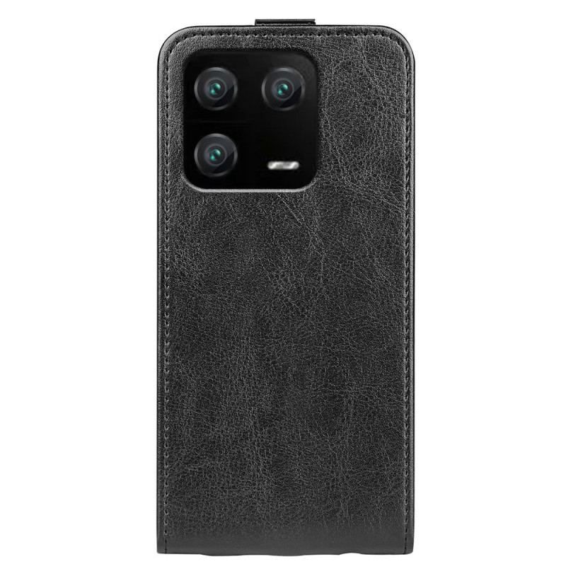 Housse Xiaomi 13 Pro Effet Cuir Rabat Vertical