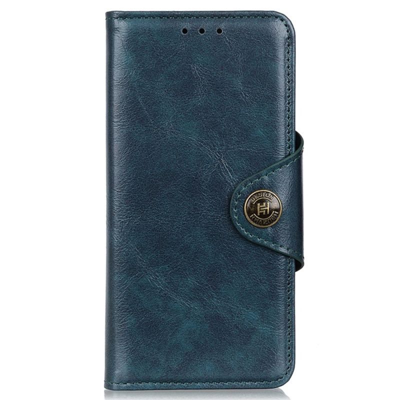 Housse Xiaomi 13 Pro Simili Cuir Verni Bouton KHAZNEH