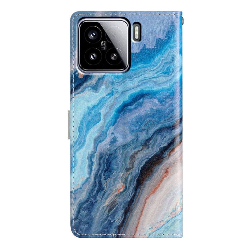 Housse Xiaomi 15 Marbre Bleu