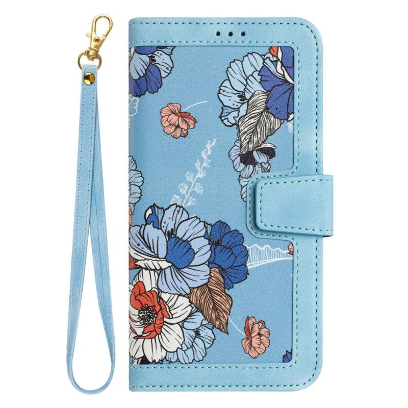 Housse Xiaomi 15 Portefeuille Floral