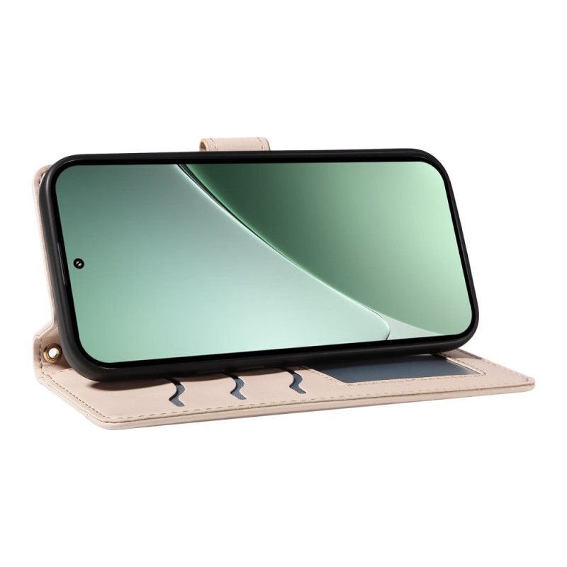 Housse Xiaomi 15 Pro Matelassée avec Lanière et Bandoulière