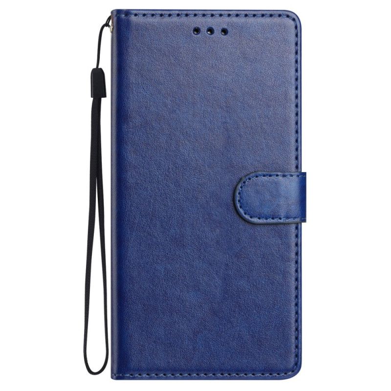 Housse Xiaomi 15 Pro Simili Cuir avec Lanière
