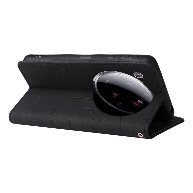 Housse Xiaomi 15 Ultra Bicolore Lignes Ondulées