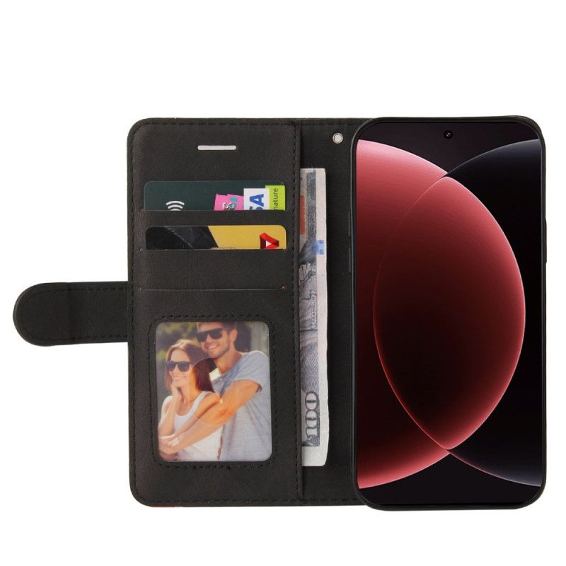 Housse Xiaomi 15 Ultra Bicolore Lignes Ondulées