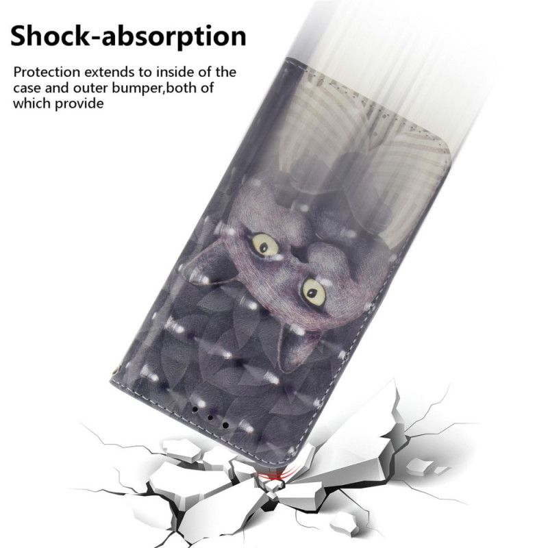 Housse Xiaomi 15 Ultra Chat Gris à Lanière