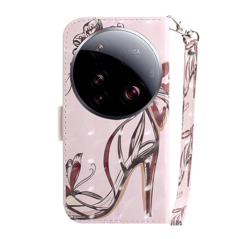 Housse Xiaomi 15 Ultra Escarpin à Lanière