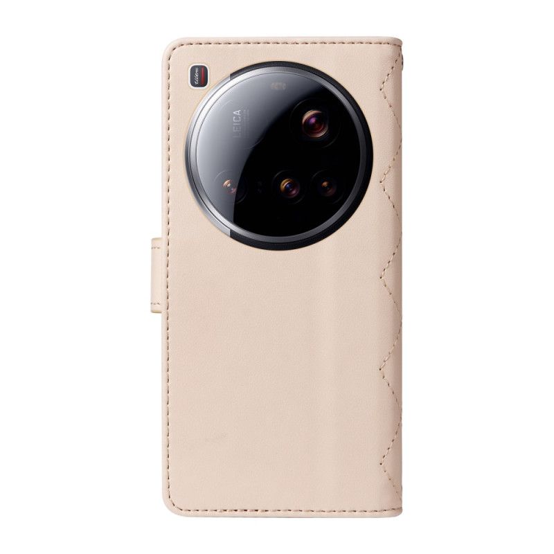 Housse Xiaomi 15 Ultra Matelassée avec Lanière et Bandoulière