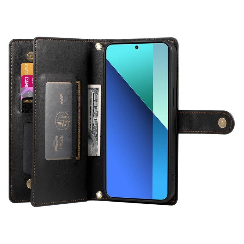 Housse Xiaomi 15 Ultra Portefeuille avec Lanière et Bandoulière