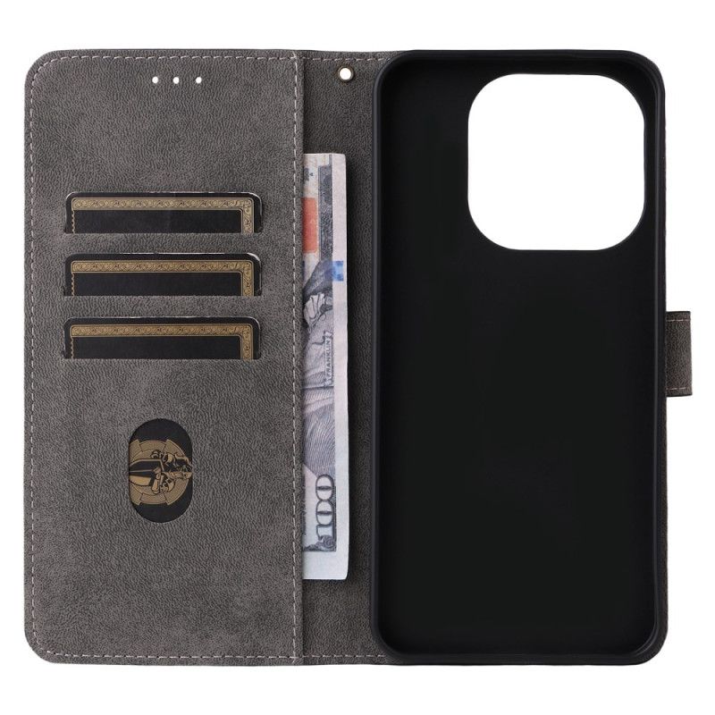 Housse Xiaomi 15T Bocage RFID Effet Daim