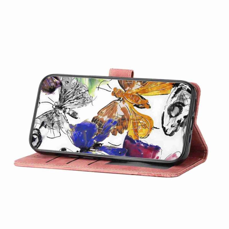 Housse Xiaomi 15T Effet Papillons Effet Daim