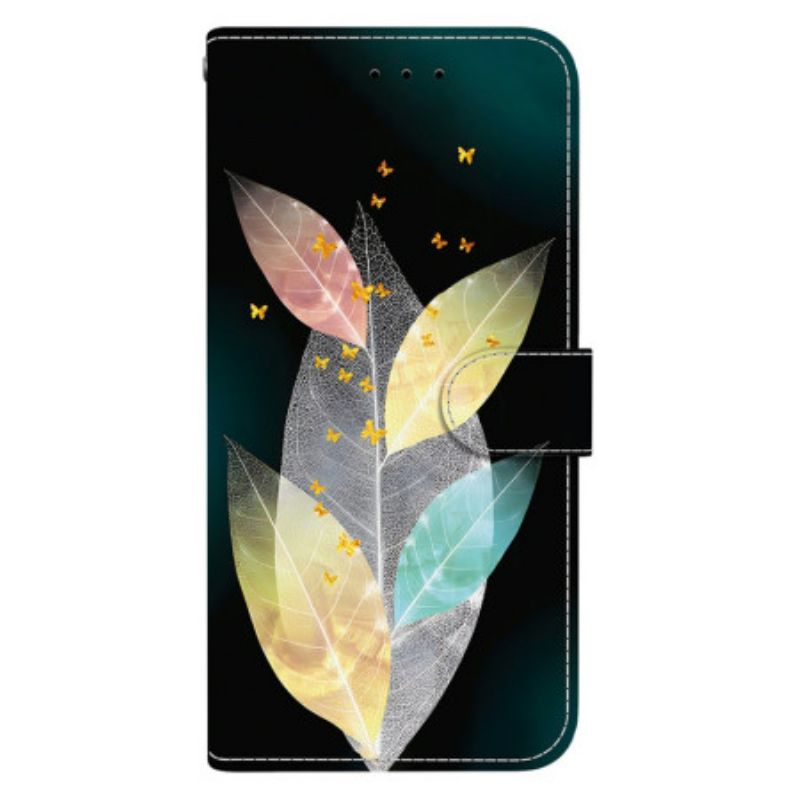 Housse Xiaomi 15T Feuilles Colorées