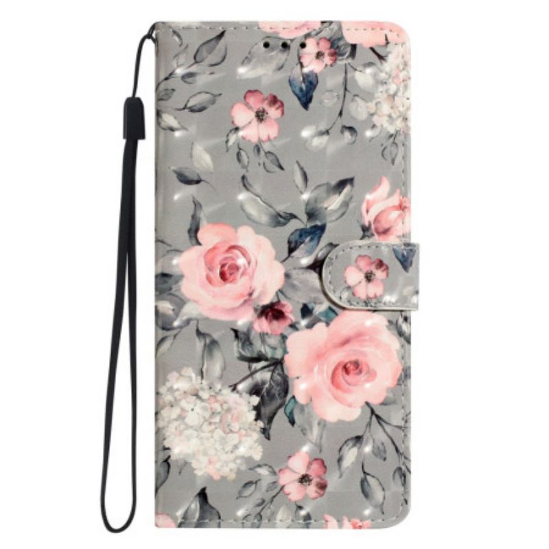 Housse Xiaomi 15T Fleurs Roses
