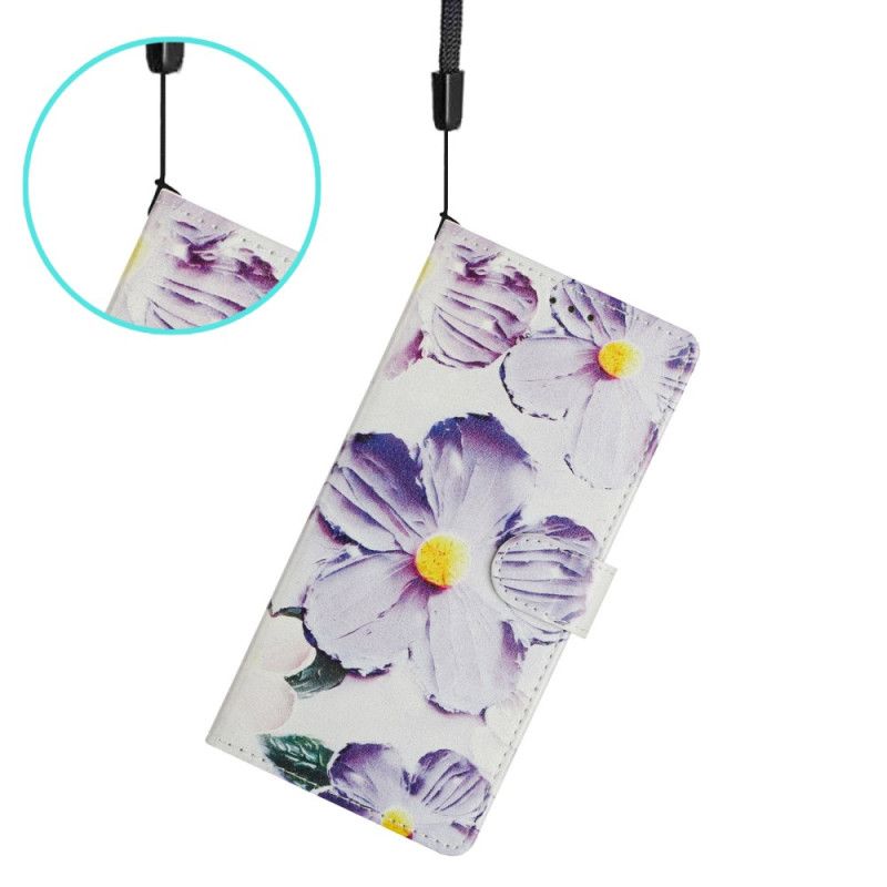 Housse Xiaomi 15T Fleurs Violettes
