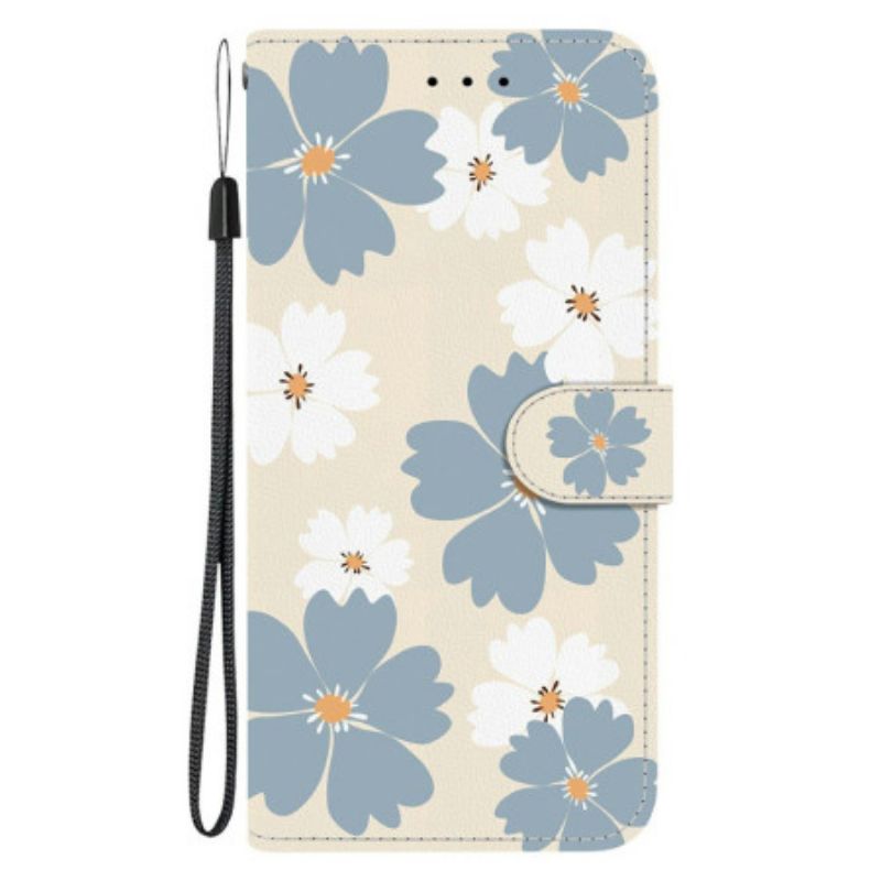 Housse Xiaomi 15T Marguerites Bleues et Blanches