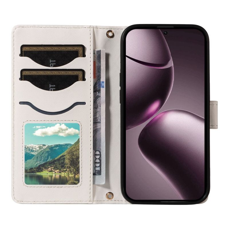 Housse Xiaomi 15T Matelassée avec Lanière et Bandoulière