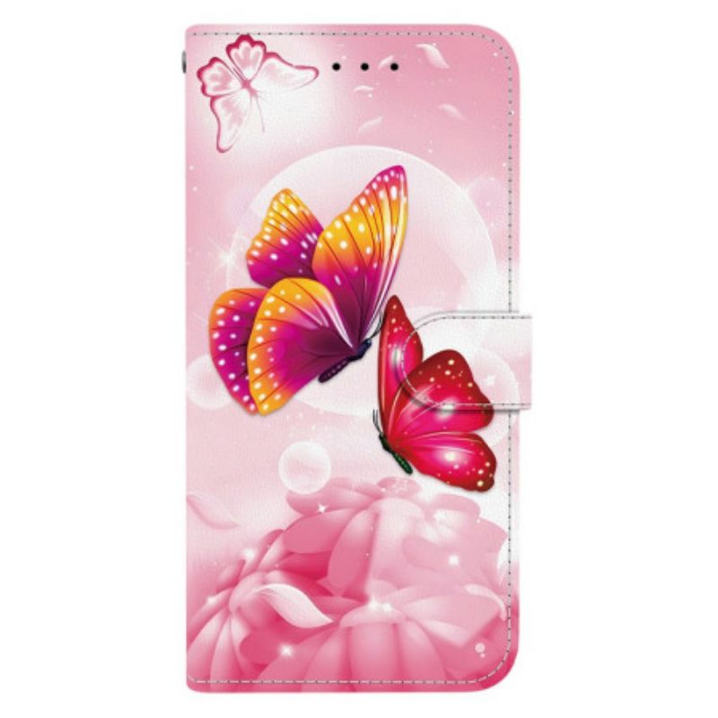 Housse Xiaomi 15T Papillons Roses