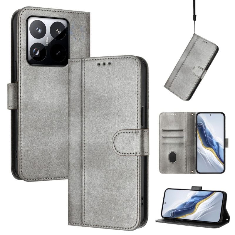 Housse Xiaomi 15T Portefeuille Vintage