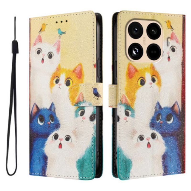 Housse Xiaomi 15T Pro Chats Colorés
