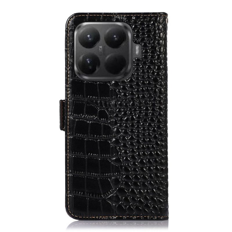 Housse Xiaomi 15T Pro Cuir Texture Crocodile