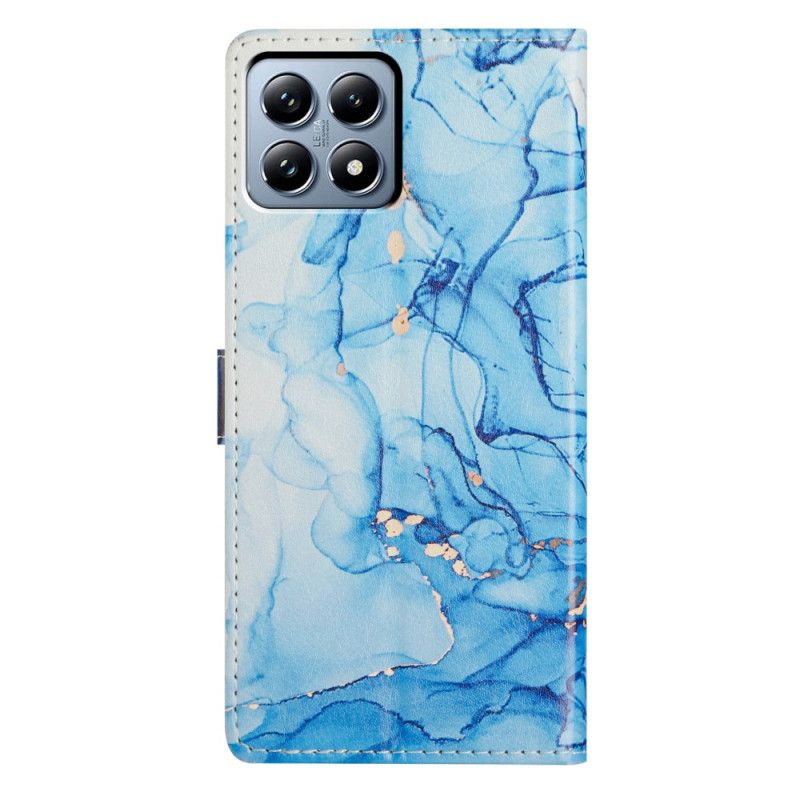 Housse Xiaomi 15T Pro Marbre bleu