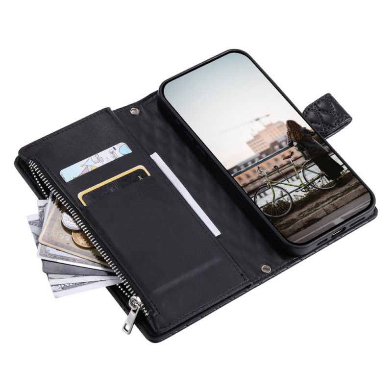 Housse Xiaomi 15T Pro Matelassée avec Poche Zippée