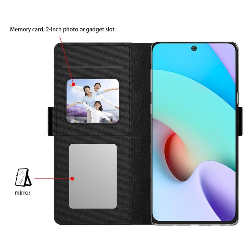 Housse Xiaomi 15T Pro Miroir et Porte-Cartes Amovible