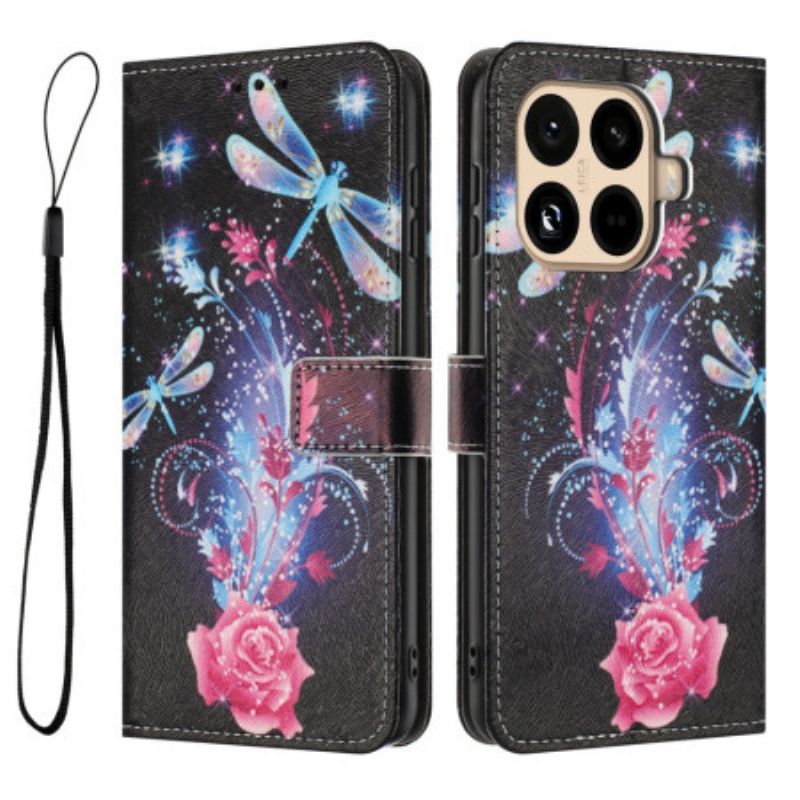 Housse Xiaomi 15T Pro Rose et Libellules