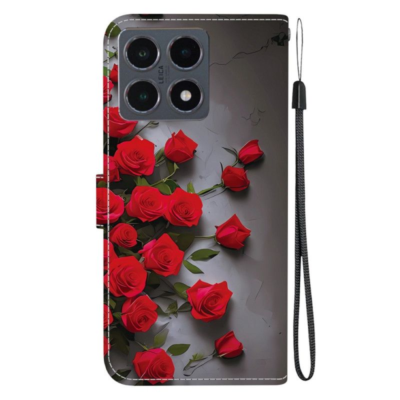 Housse Xiaomi 15T Roses Rouges