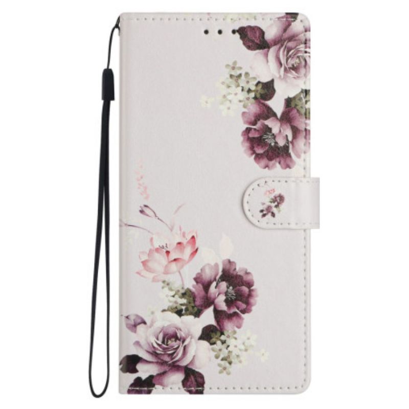 Housse Xiaomi 15T Roses Violettes