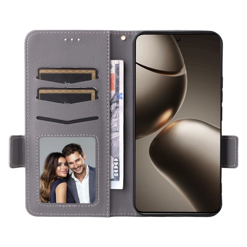 Housse Xiaomi 15T Simili Cuir à Lanière