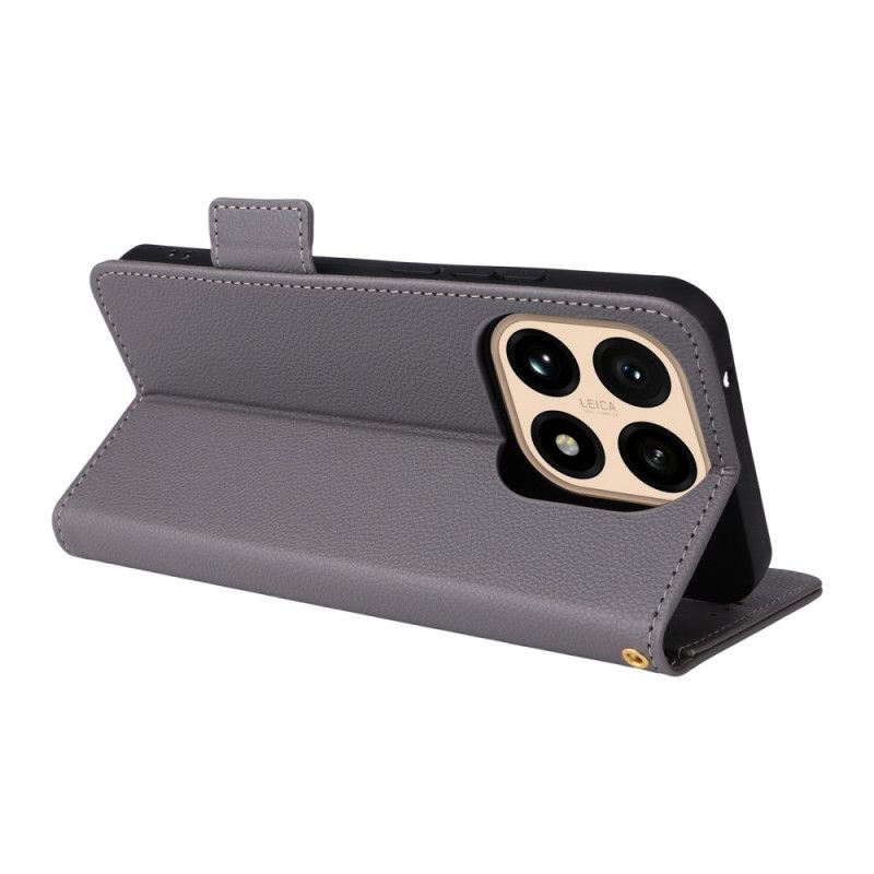 Housse Xiaomi 15T Simili Cuir à Lanière