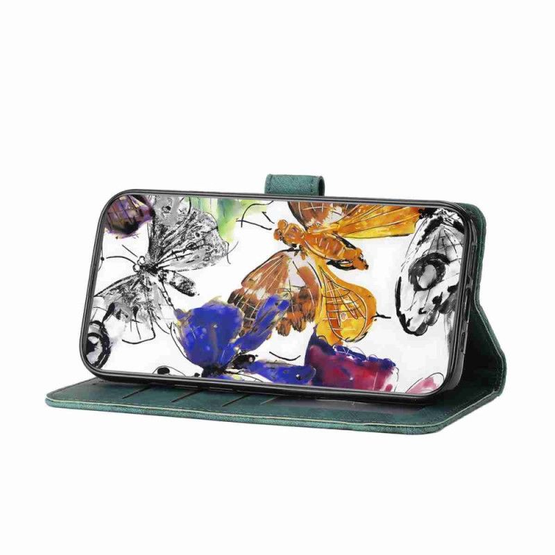 Housse Xiaomi 17 Effet Daim Papillons