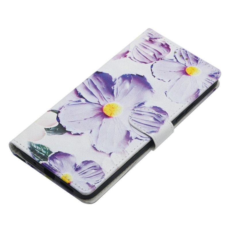 Housse Xiaomi 17 Fleurs Violettes
