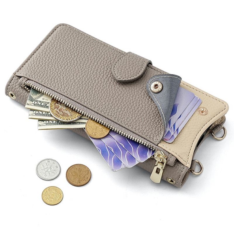 Housse Xiaomi 17 Miroir et Bandoulière Chaîne