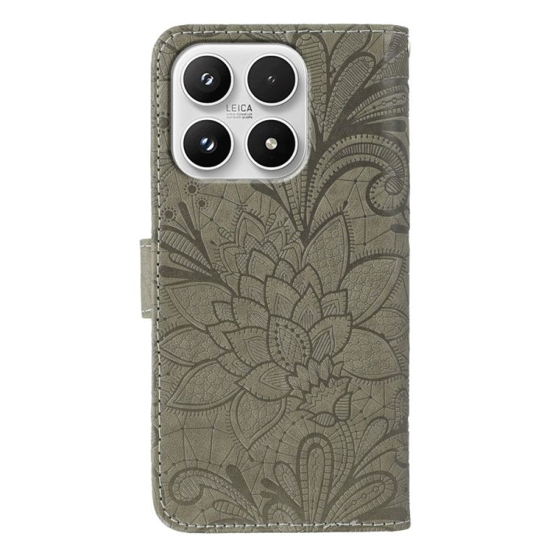 Housse Xiaomi 17 Motif Floral Dentelle