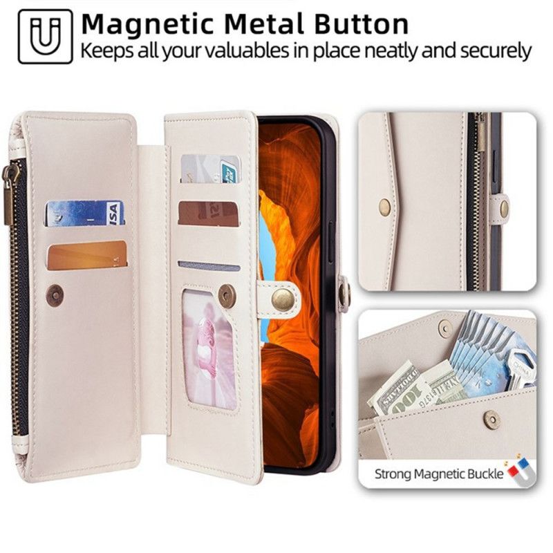 Housse Xiaomi 17 Portefeuille avec Bandoulière et Lanière