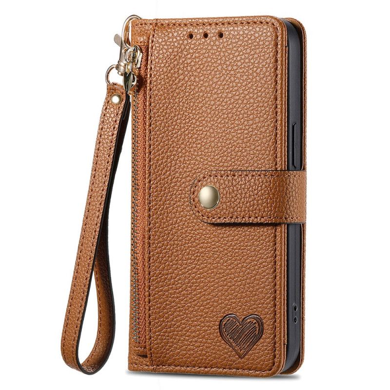 Housse Xiaomi 17 Pro Blocage RFID Design Coeur