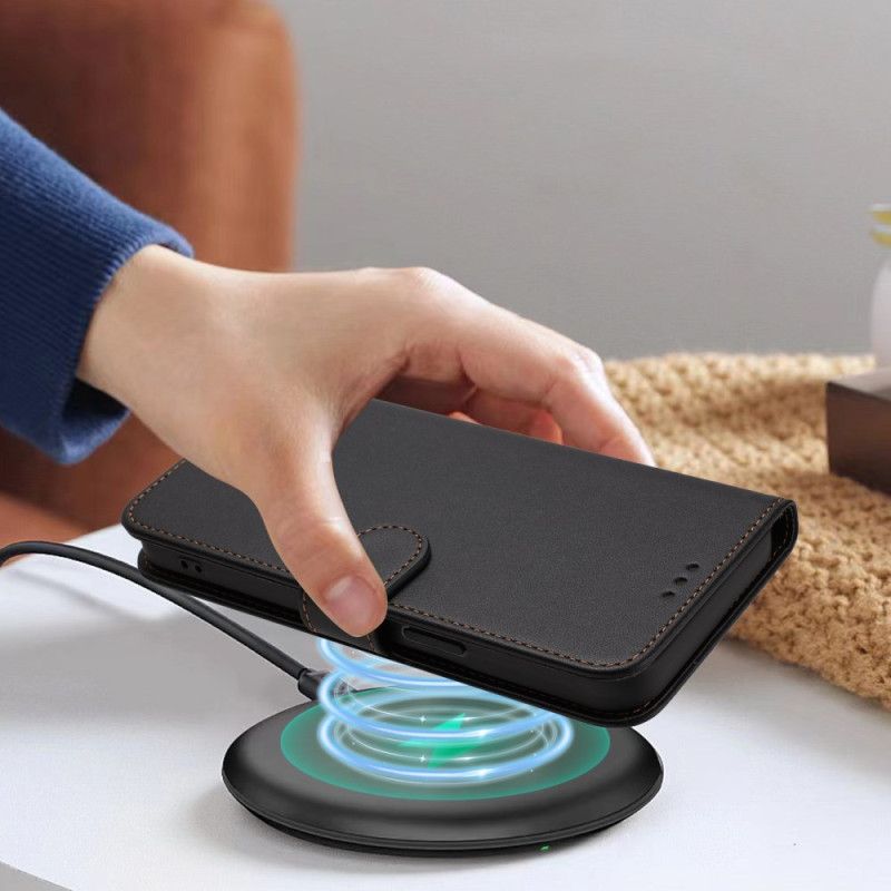 Housse Xiaomi 17 Pro Effet Cuir Uni