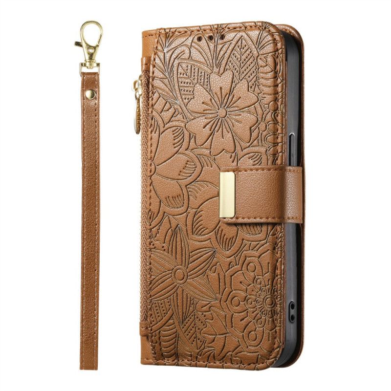 Housse Xiaomi 17 Pro Max Portefeuille Motif Floral