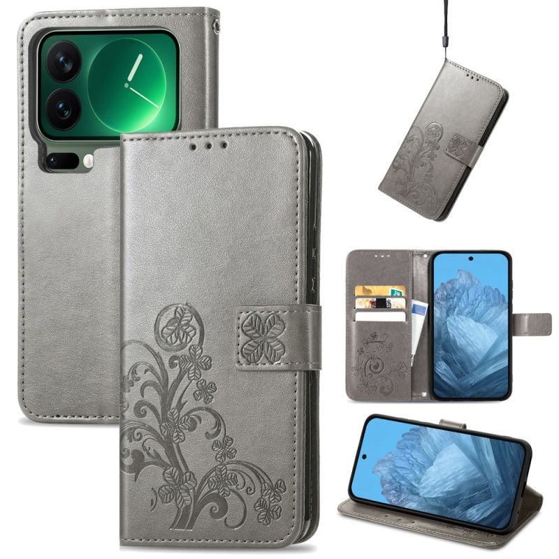 Housse Xiaomi 17 Pro Max Trèfles à Quatre Feuilles