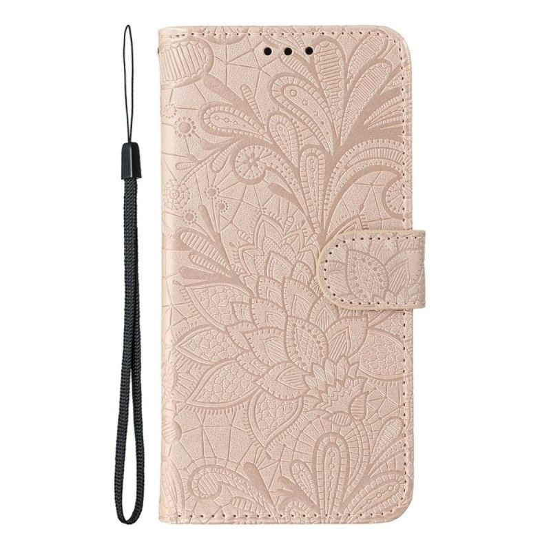 Housse Xiaomi 17 Pro Motif Floral Dentelle