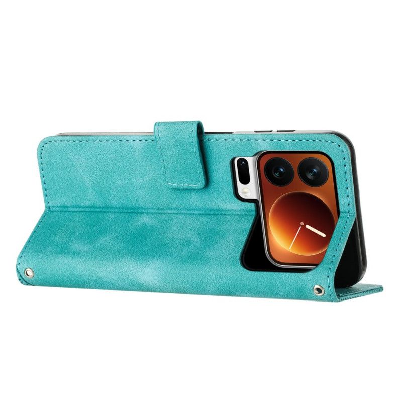 Housse Xiaomi 17 Pro Motif Triangle et Lanière