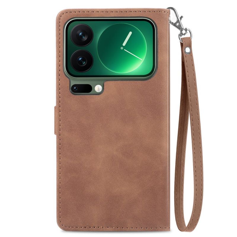 Housse Xiaomi 17 Pro Portefeuille Motif Dentelle